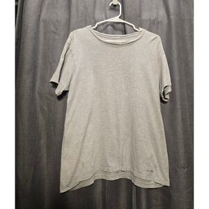Calvin Klein Gray Cotton Crew Neck T-Shirt Casual Everyday Top Size M‎
